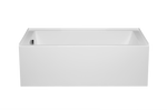 Most Popular and Best Selling Alcove Bathtub – the Malibu Home Driftwood Skirted Acrylic Tub