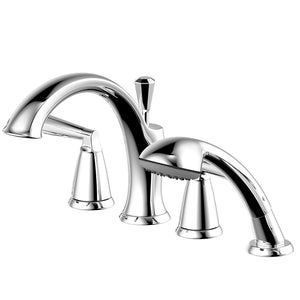 
                  
                    Malibu Two-Handle Roman Tub Faucet with Hand Shower
                  
                