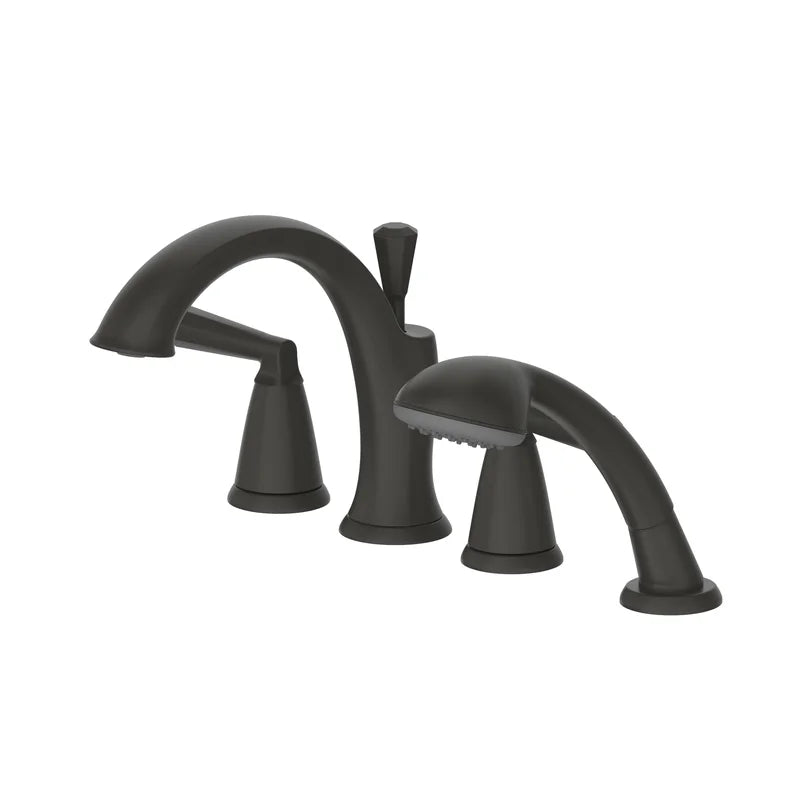 
                  
                    Malibu Two-Handle Roman Tub Faucet with Hand Shower
                  
                