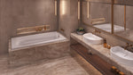 Malibu Fairfield Rectangle Soaking Bathtub 66" x 34" x 22"