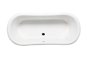 
                  
                    Malibu Miramar Oval Soaking Bathtub 64" x 28" x 26" Smooth Nickel
                  
                